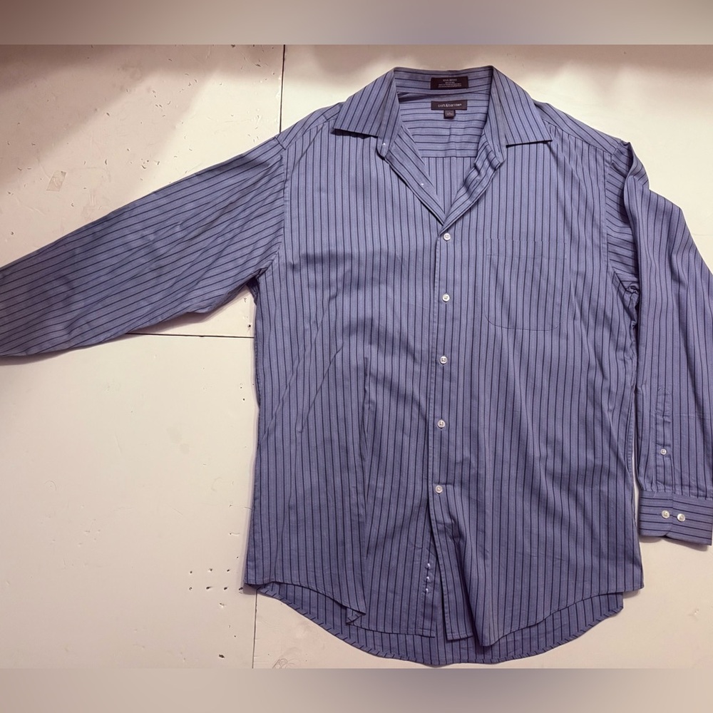 Croft & Barrow Blue Dress Shirt Classic Design